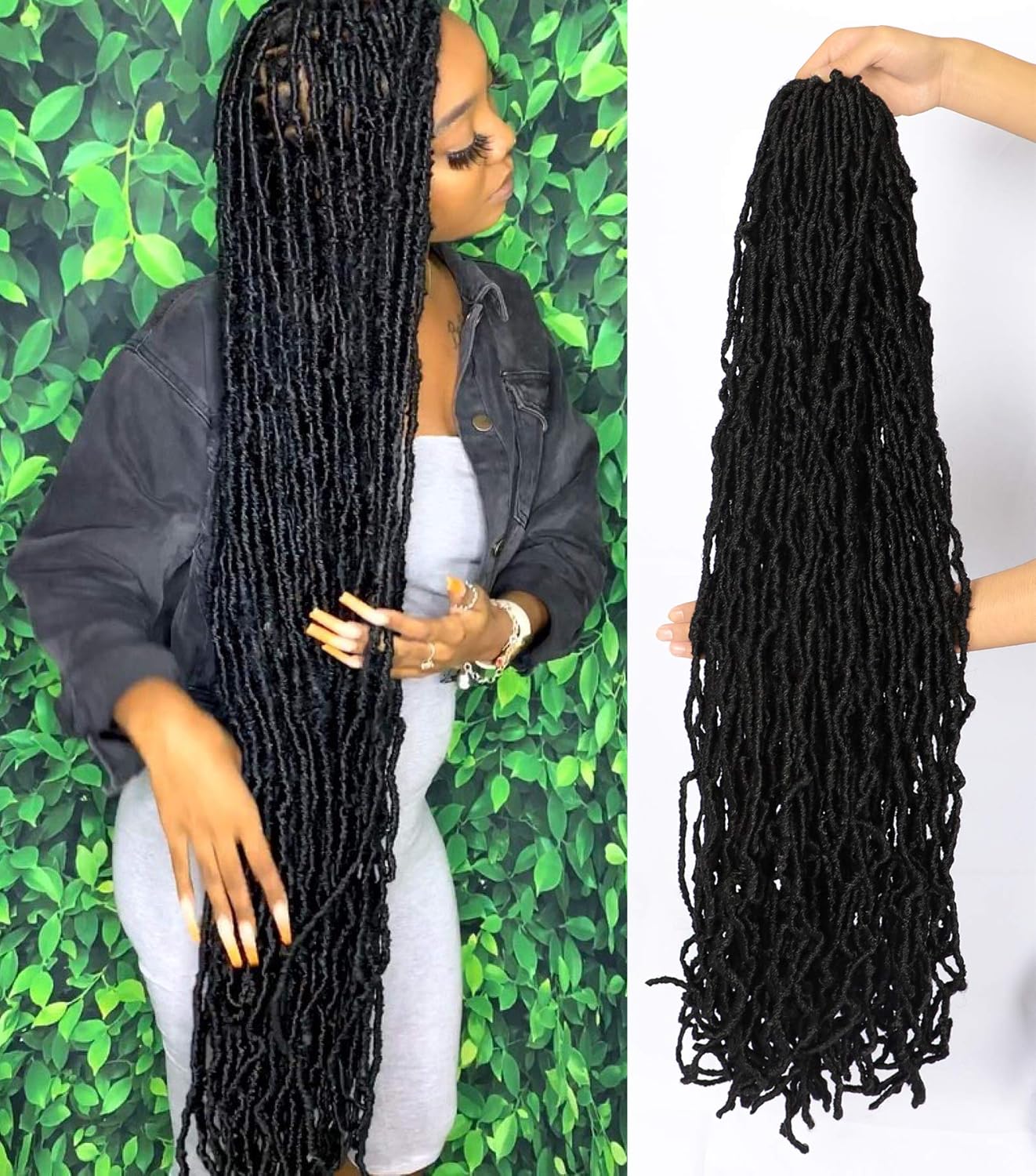 African Hair Braiding Newark NJ soft locs lightweight natural soft texture style
