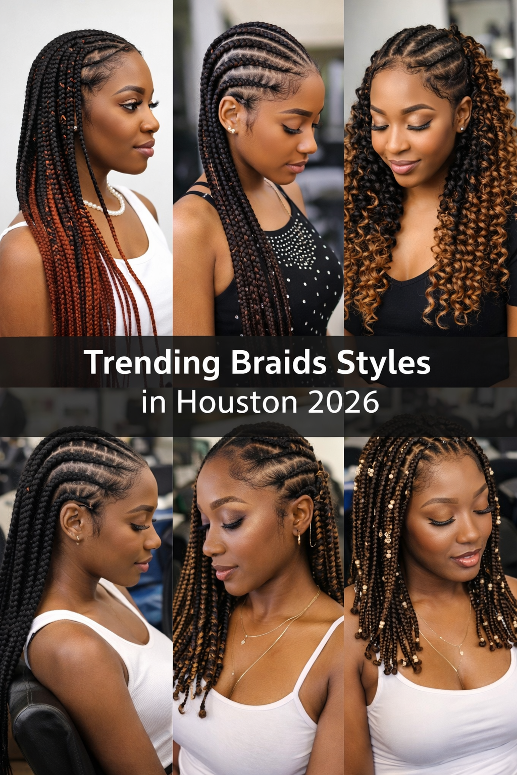 Trending braids hairstyles in Houston