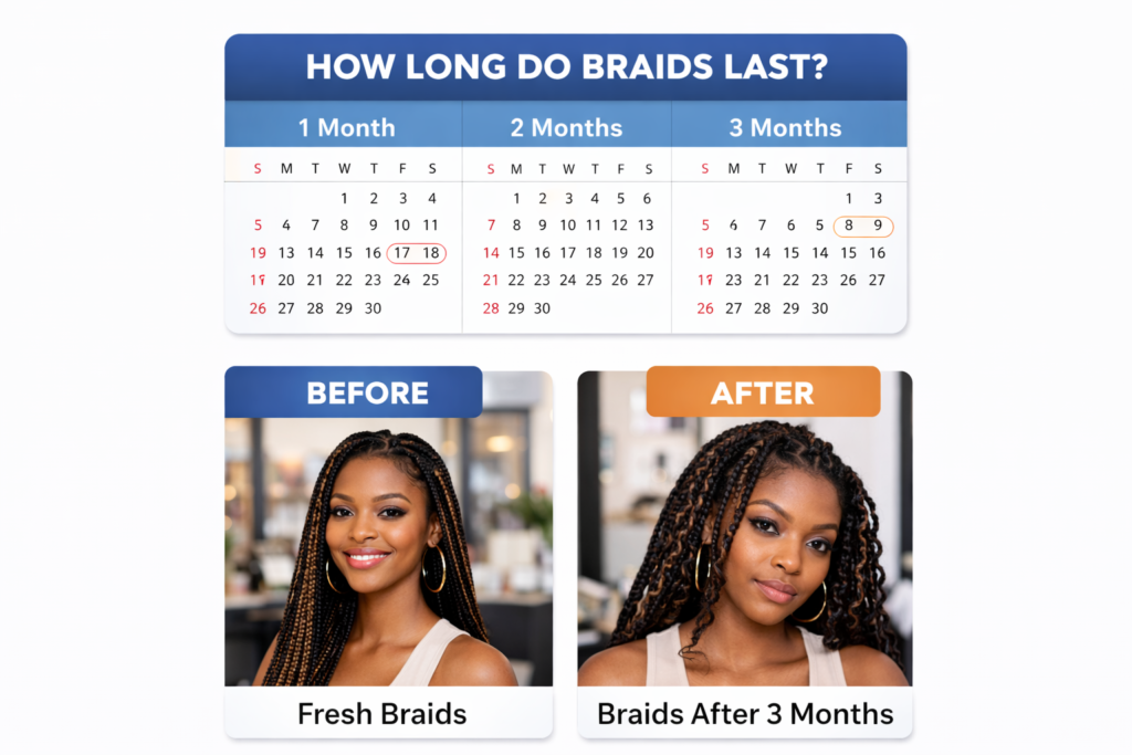 Long lasting braids in Houston, braid maintenance tips