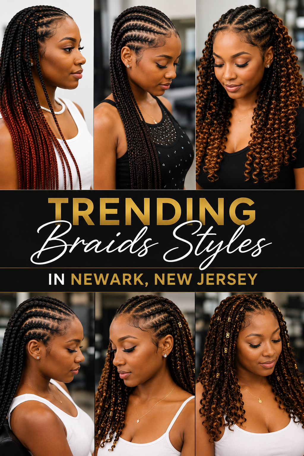 Trending braids hairstyles in Newark, New Jersey