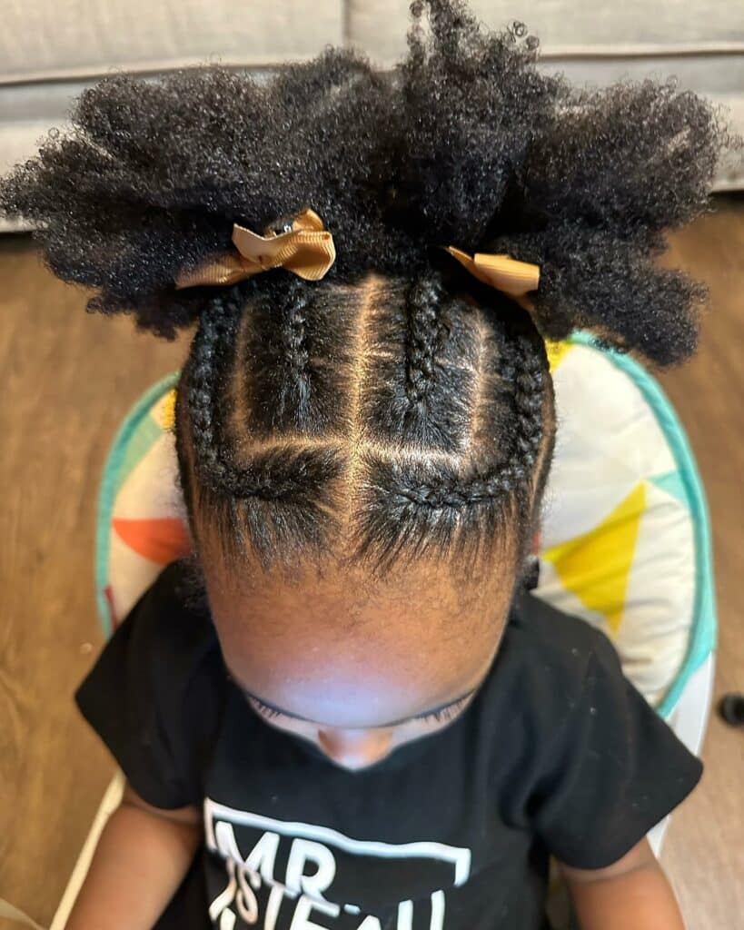 African Hair Braiding Newark NJ kids braids gentle neat comfortable style