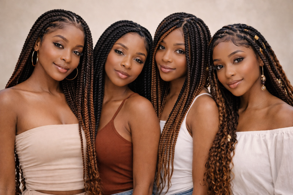 Protective Hairstyles in Houston 2026 – Knotless, Box Braids, Twists & Goddess Braids