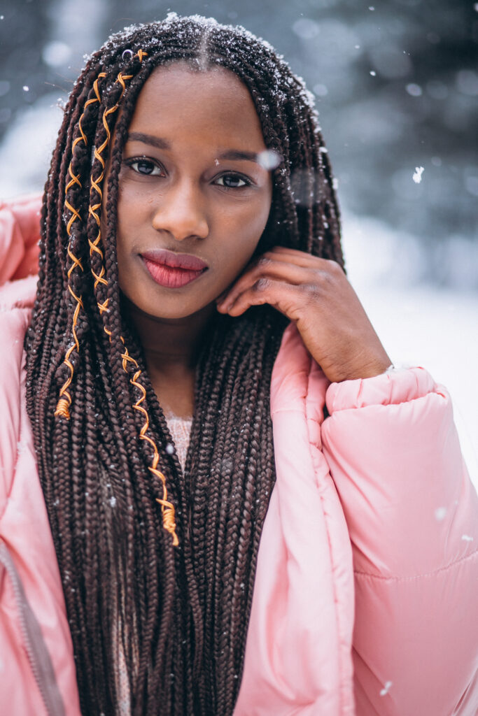 Long lasting African braids in Houston salon