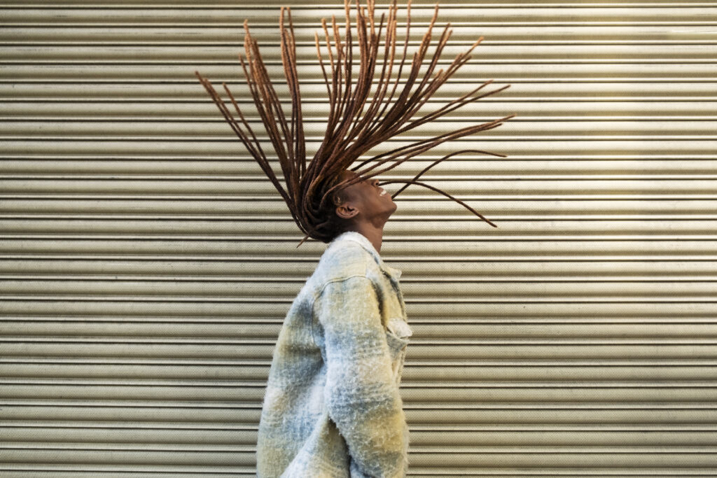 elegant long knotless braids in Houston