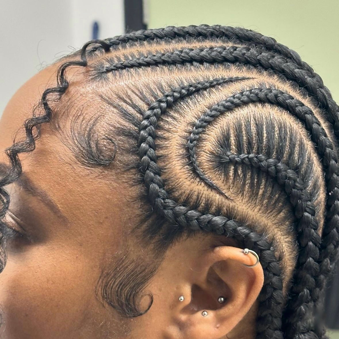 African Hair Braiding Newark NJ stitch braids clean lines precise scalp design