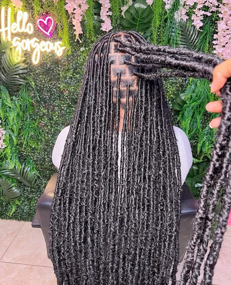 short soft locs trendy hairstyle Newark NJ