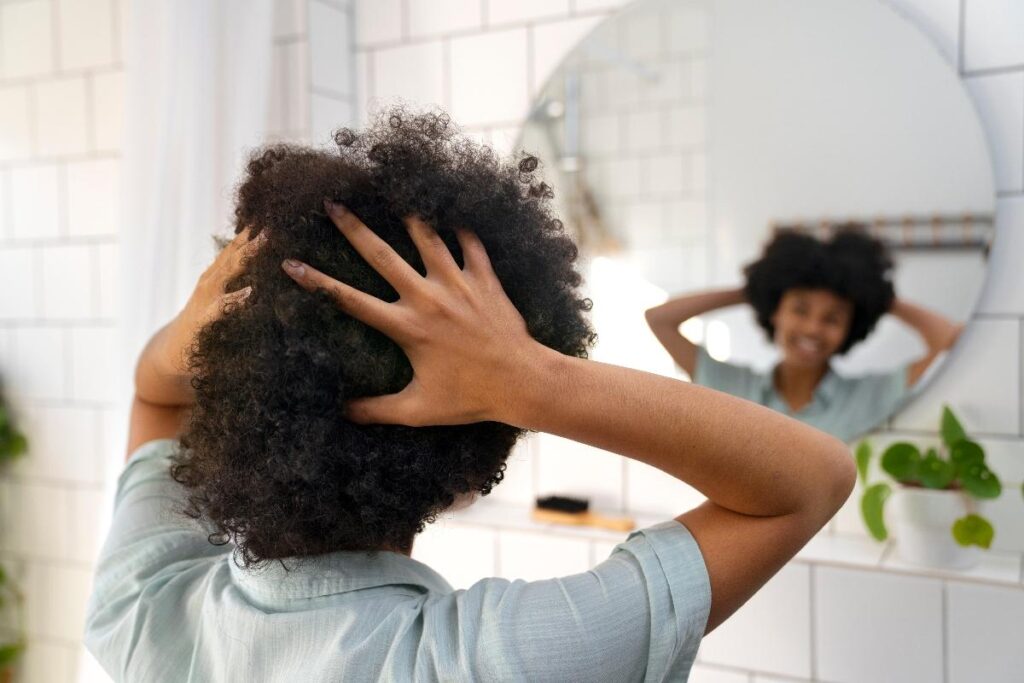 natural hair growth tips scalp massage Newark NJ Abeeba