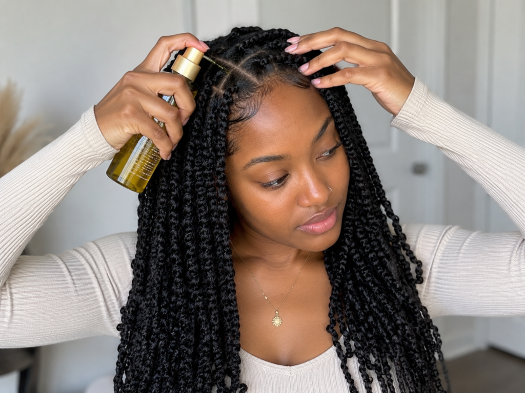 passion twists care tips scalp moisturizing Newark NJ Abeeba