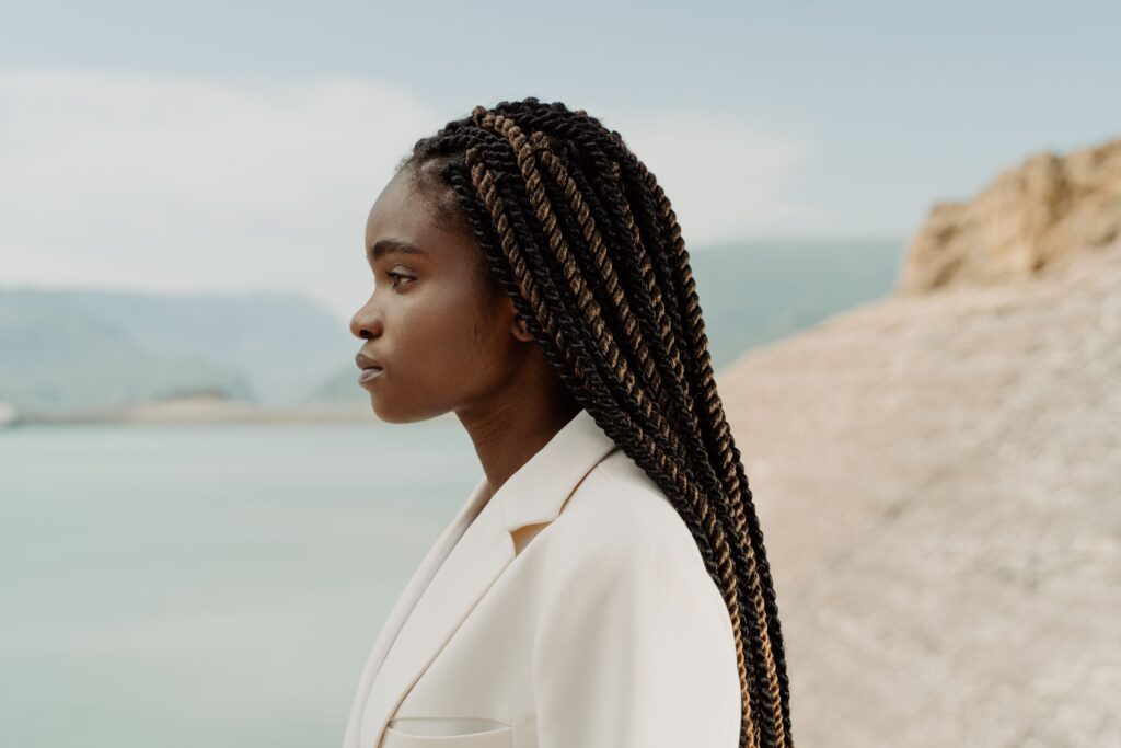 Senegalese twists sleek protective styles Newark NJ Abeeba